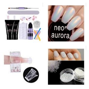 PARTIALLY USED Gel Nail Making Kit